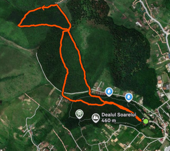 Hartă traseu 5 km, Schullerwald