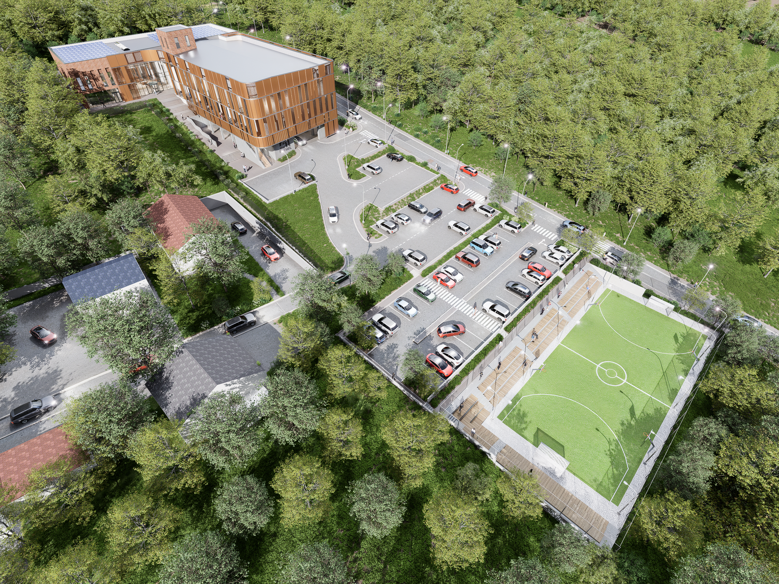 Randare Centrul Multifuncțional Peniel – perspectivă 8